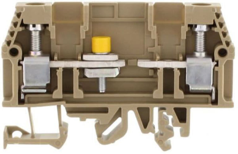 Клемма измерительная PTK 10/LT BG с прод. размыкателем, с возм. подкл ...